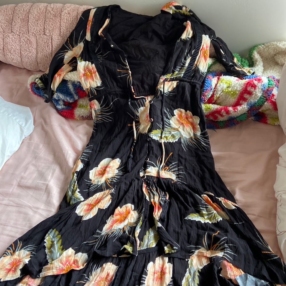 high low volcom dress